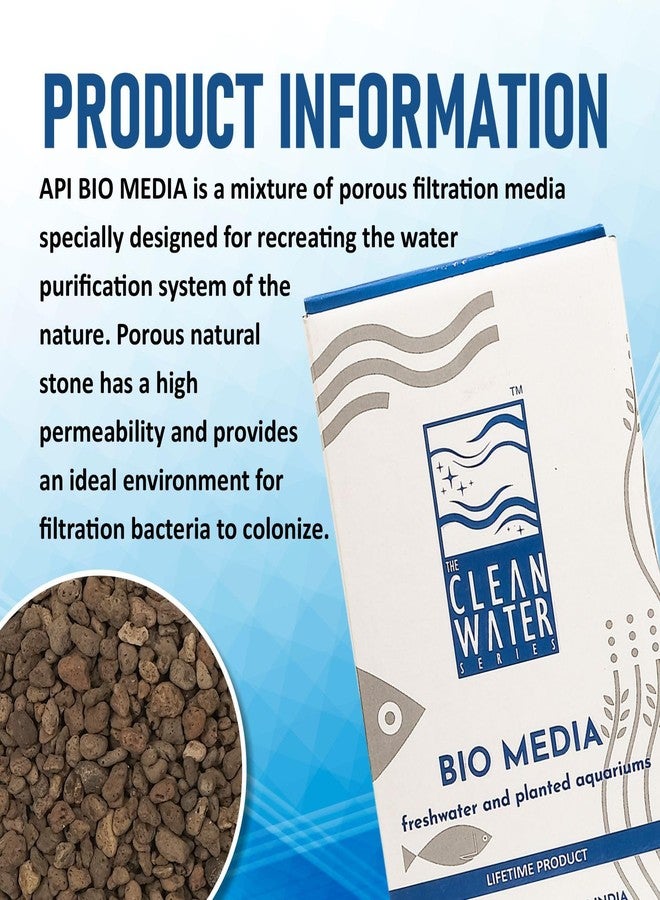 VAYINATO Aquarium Products India (Api) - Bio Media Aquarium Filter Media With Free Water Care 4+ And Net Bag (500G- Suitable For Mini Hang On Cannister Filters) - Image 2